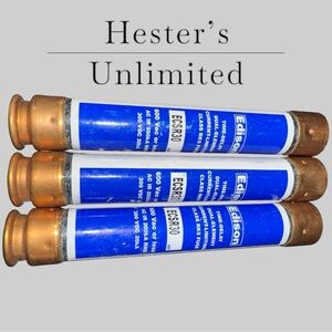 EDISON 30A ECSR30 RK5 600 VAC 300 VDC 50/60 Hz Limiting Dual Element